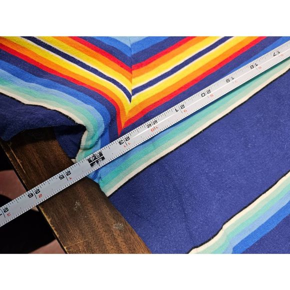 Polo Ralph Lauren Vintage 90's Striped Polo Size XL - Picture 5 of 6